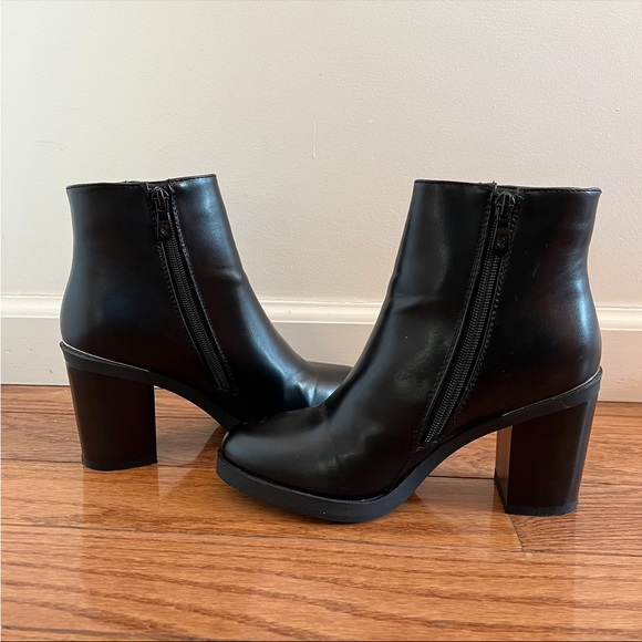 ASOS/RAID black heeled ankle boots - Picture 9 of 14